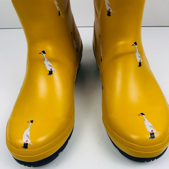 NWT JOULES geese mid calf rain boots sz8,9 - Picture 3 of 8